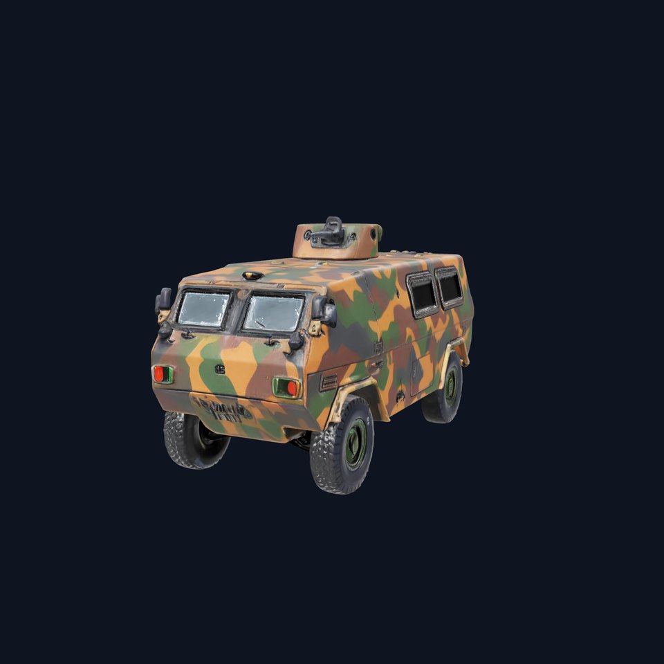 Camouflage Armored Vehicle model pack