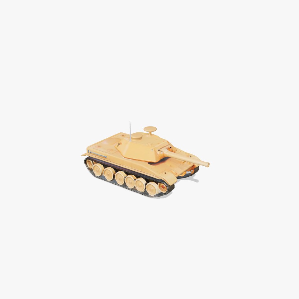 Desert Tan Tank model pack