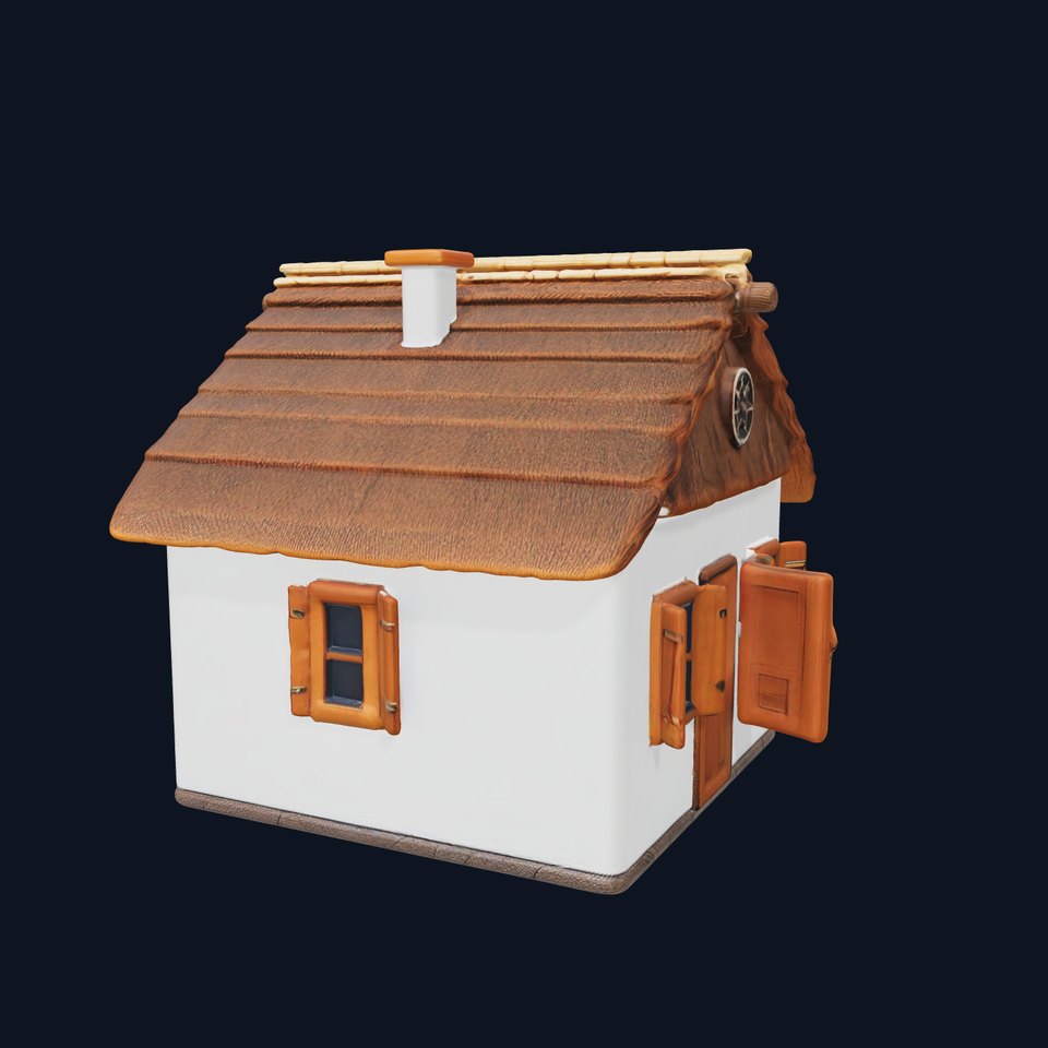 Rustic Cottage House model pack