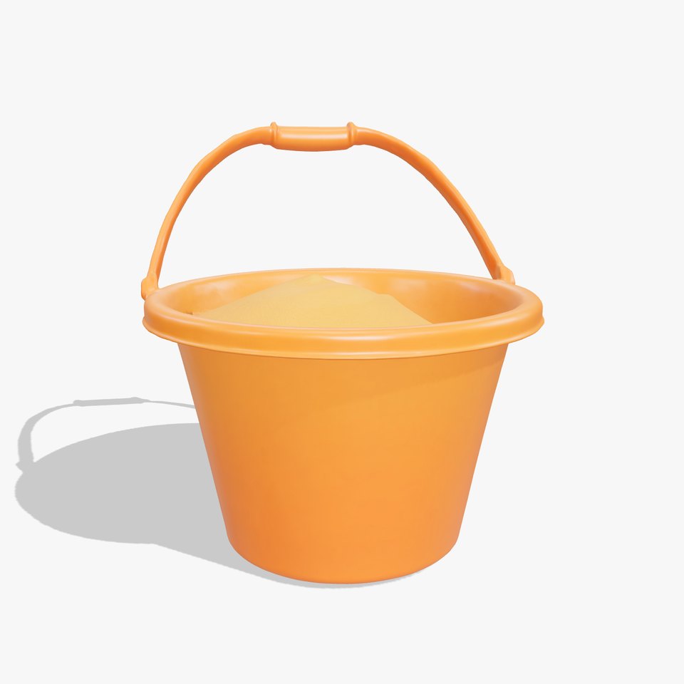 Orange Sand Bucket model pack