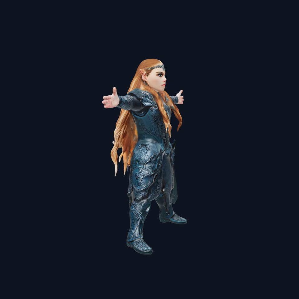 Elven Warrior Armor model pack