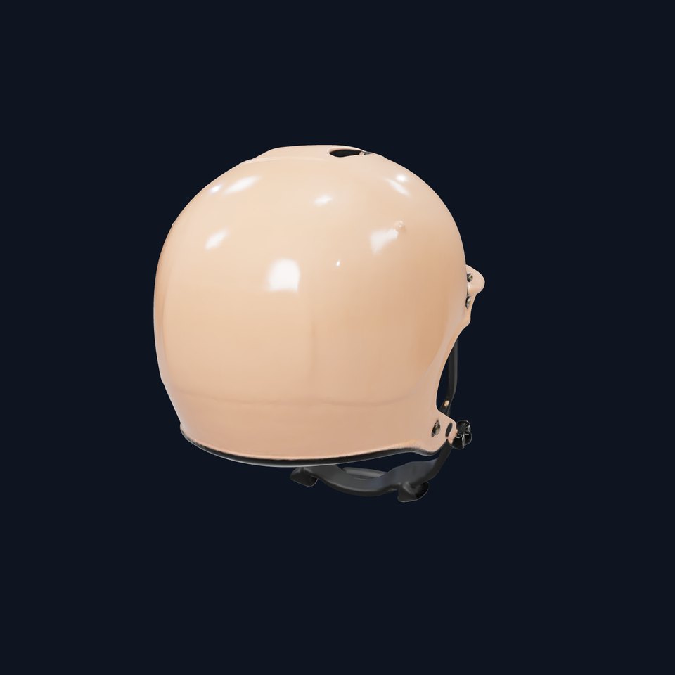 Glossy Copper Helmet model pack