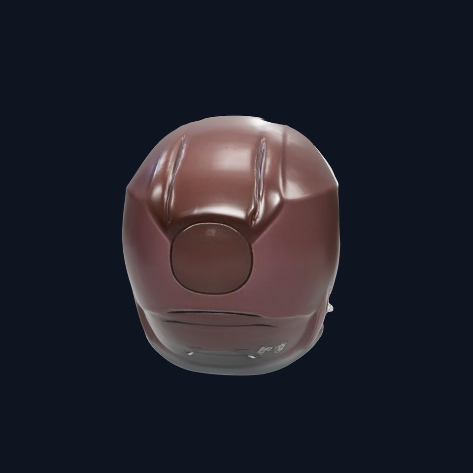 Glossy Brown Helmet model pack
