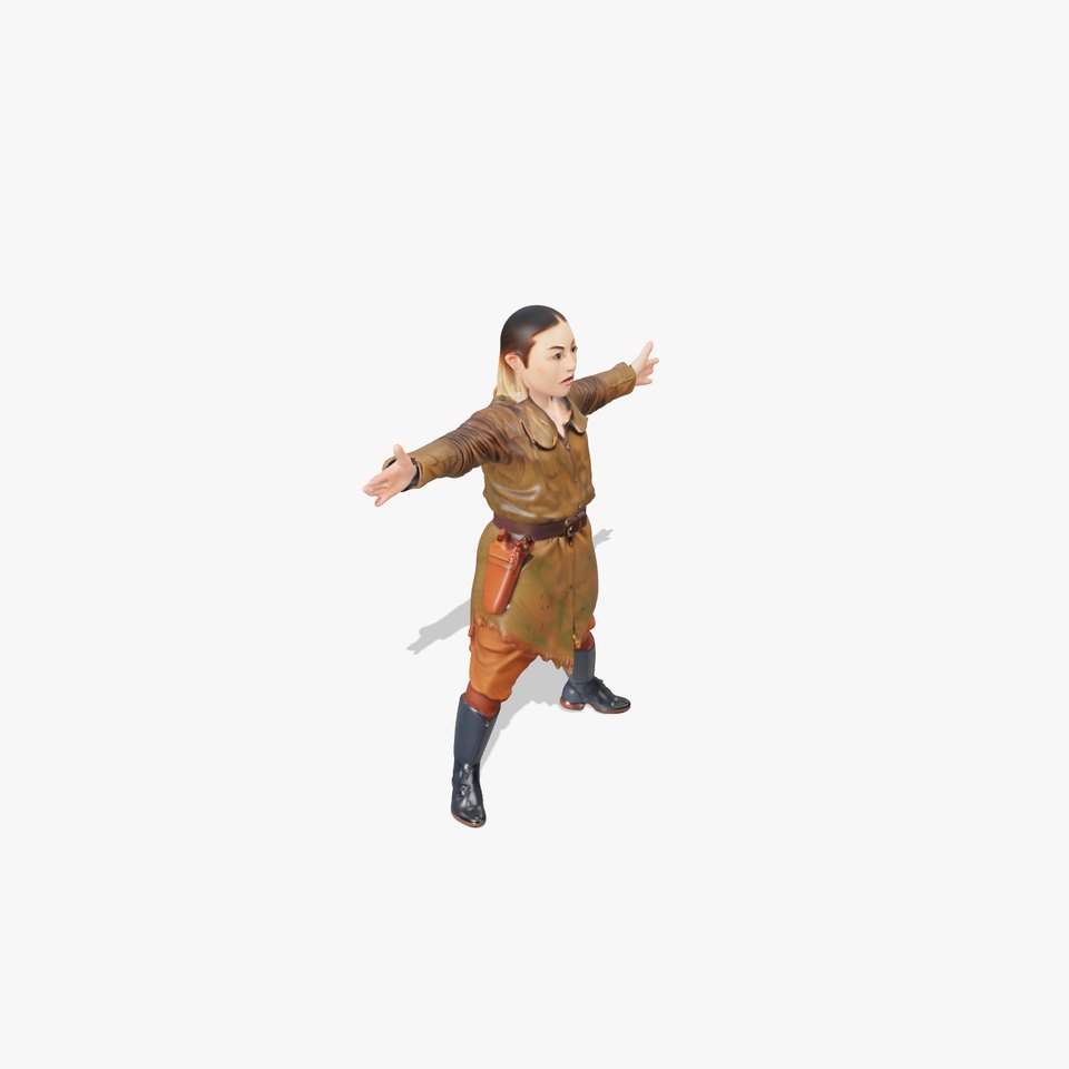 Elven Archer Outfit model pack