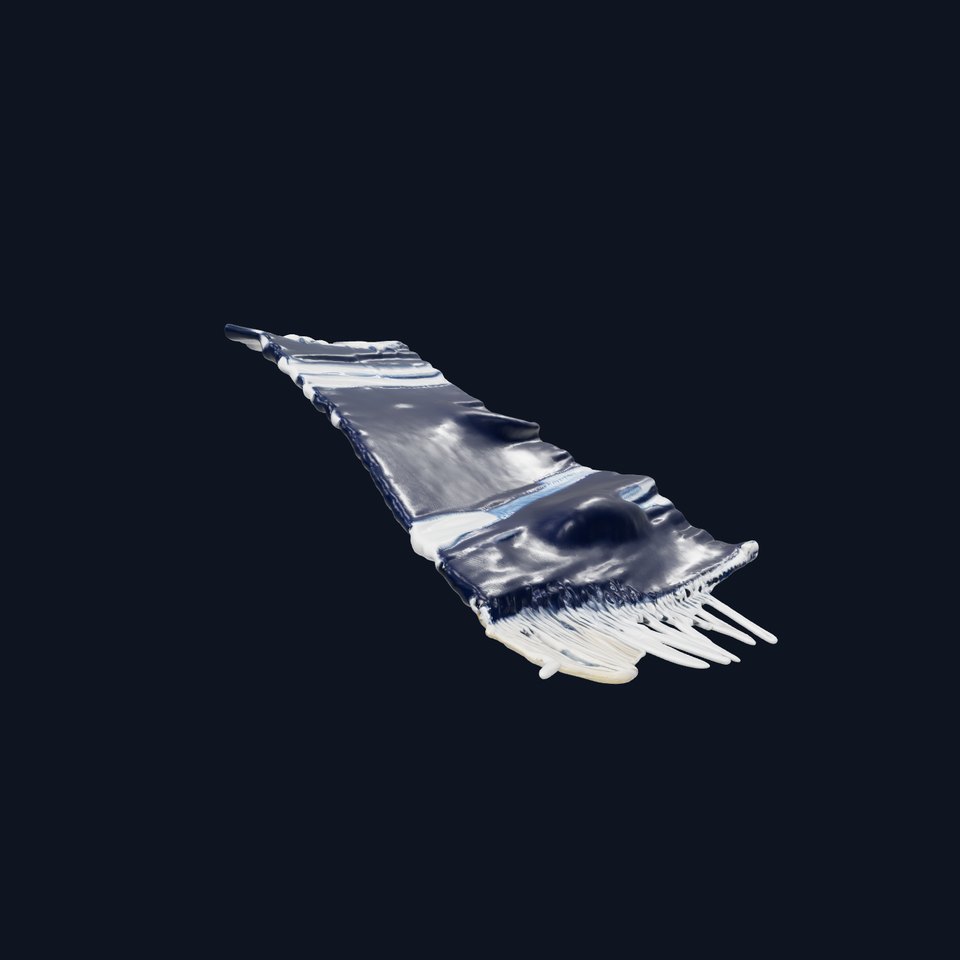 Navy Striped Towel model pack