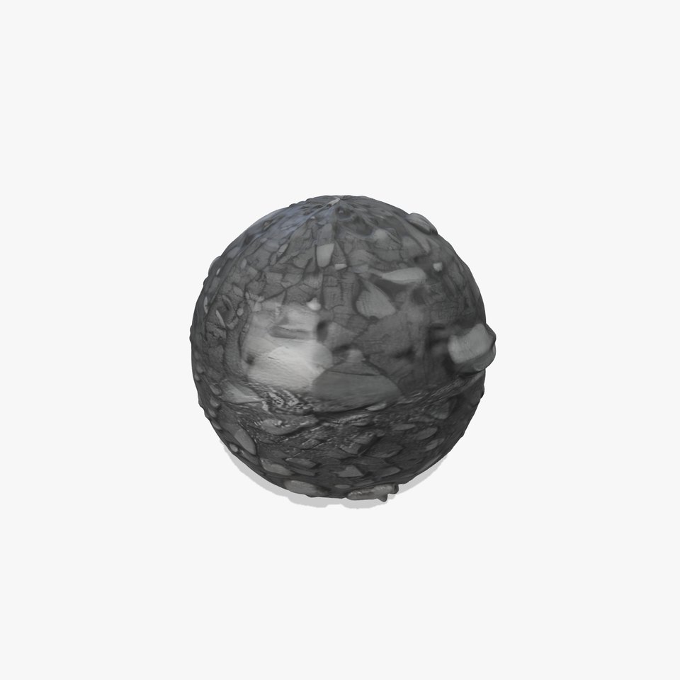 HQ PBR Textures Set  Gravel Coarse Dark