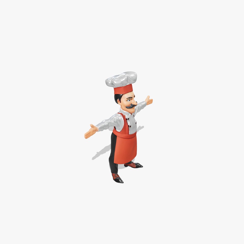 Charming Chef Character model pack