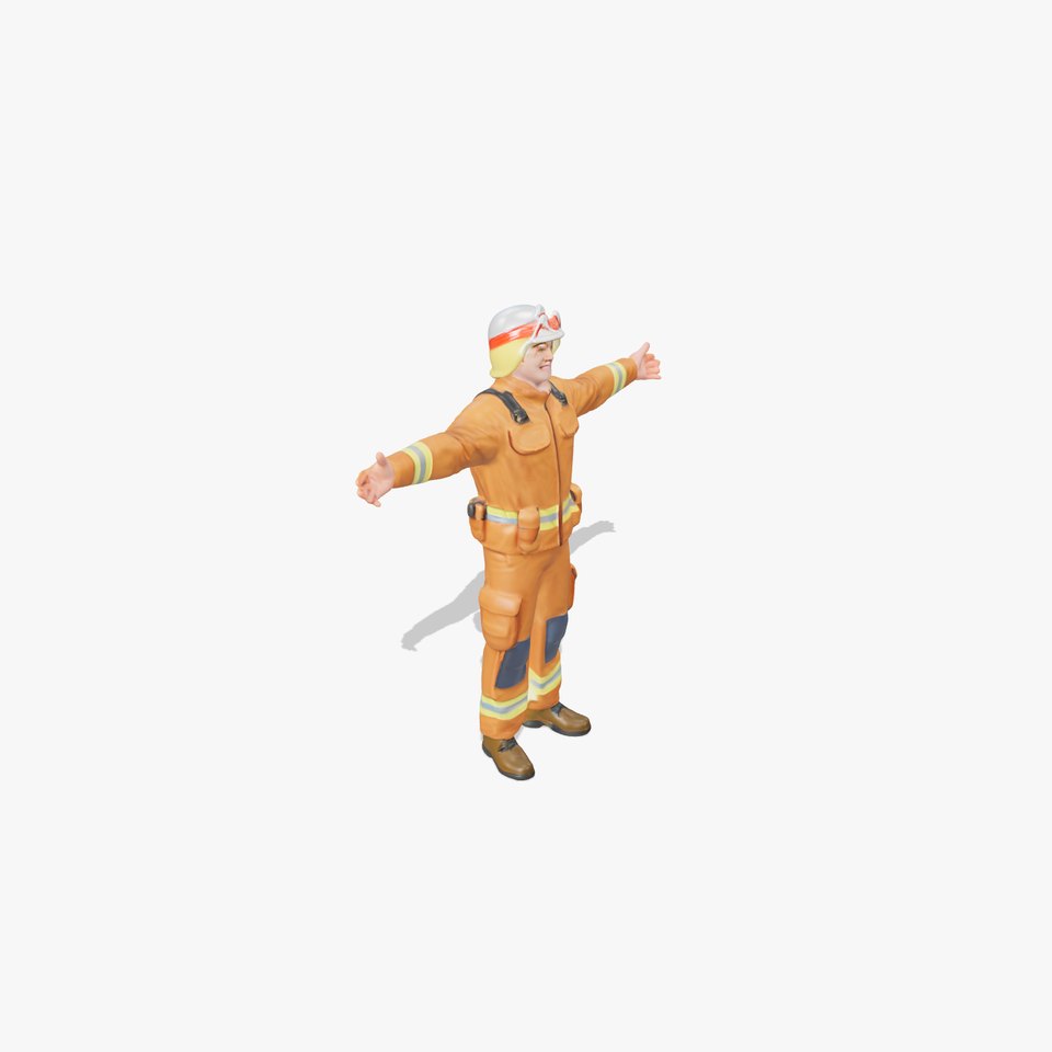 Firefighter Uniform model pack