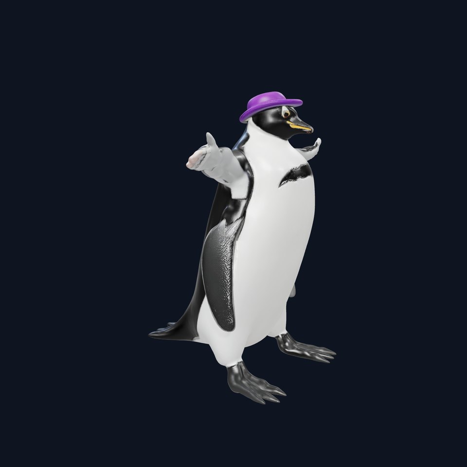Dapper Penguin model pack