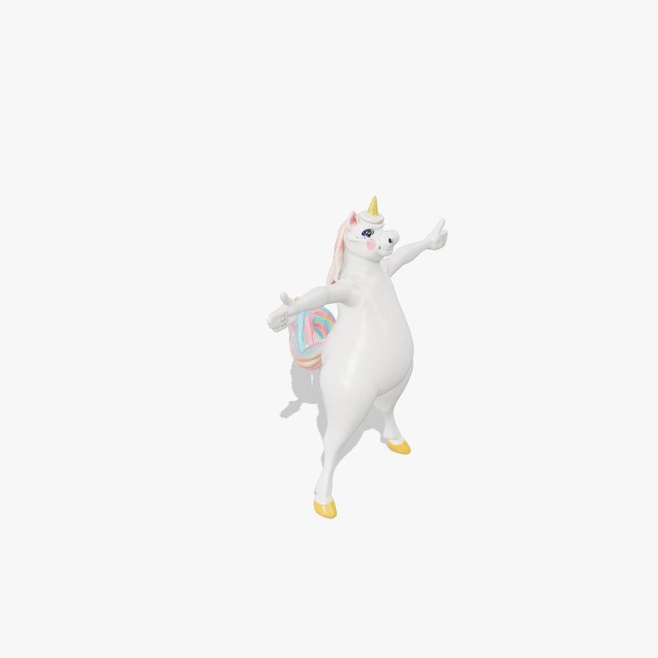 Playful Unicorn Fantasy model pack