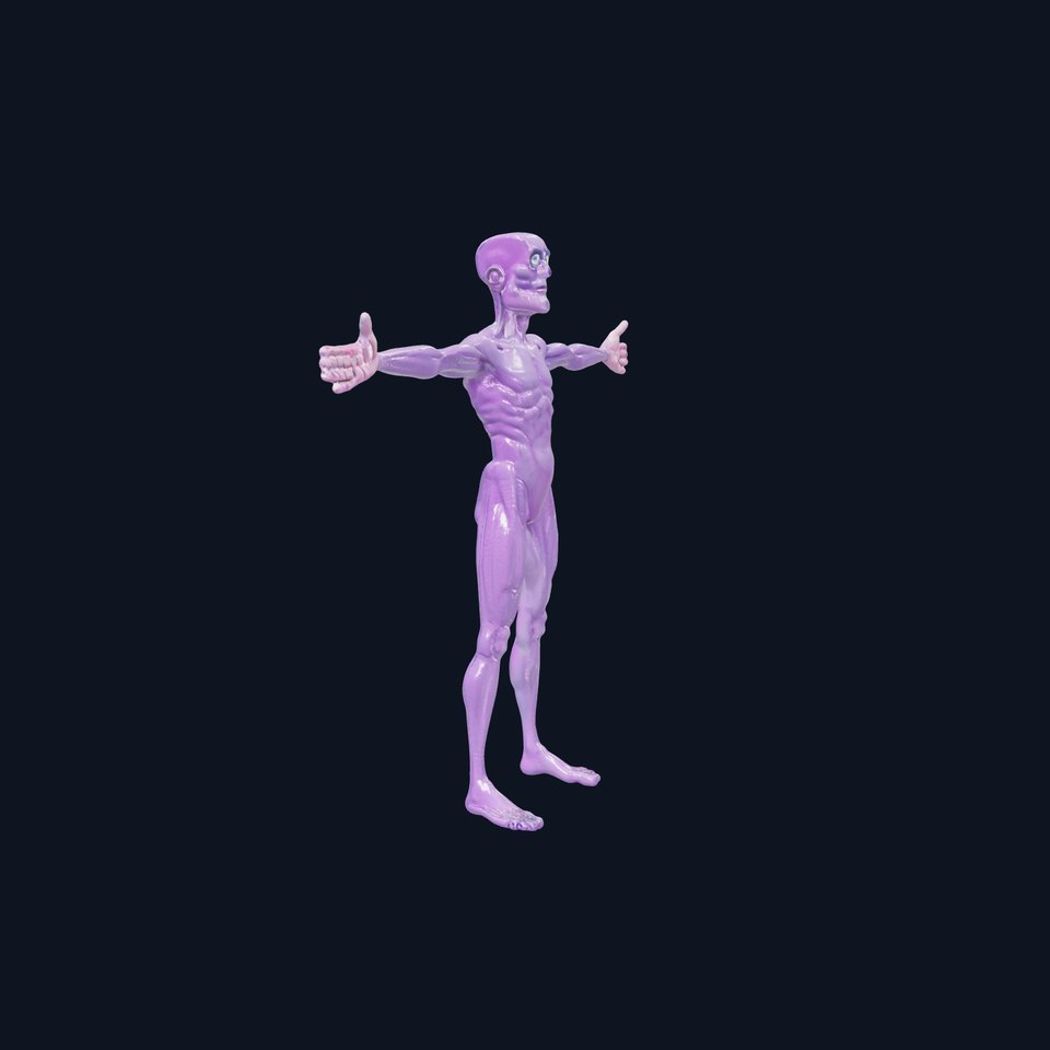 Purple Alien Character model pack