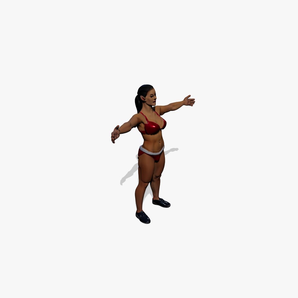 Dynamic Fitness Figure model pack