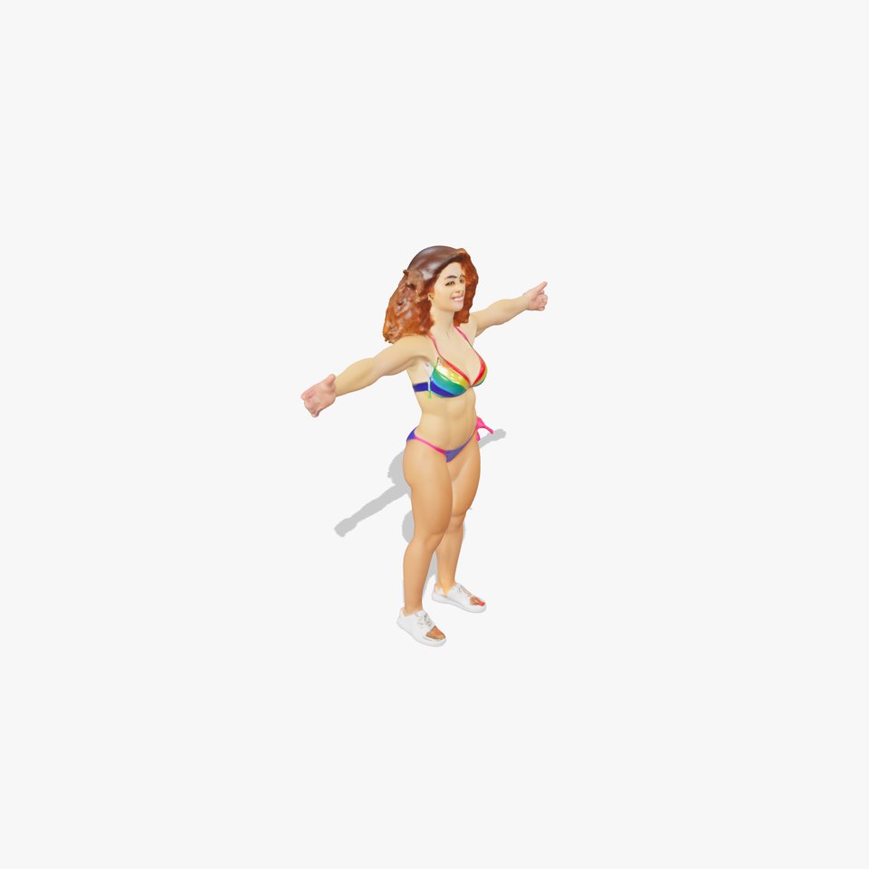 Rainbow Bikini model pack