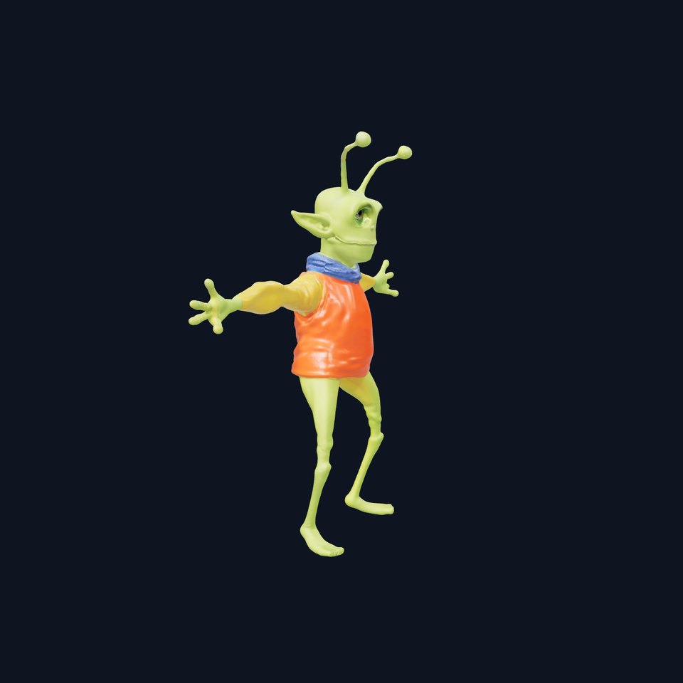 Playful Alien Character model pack
