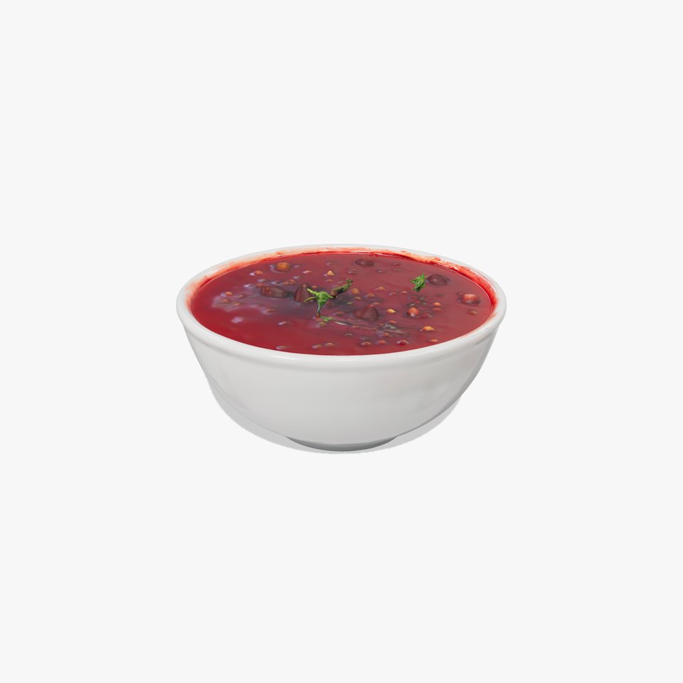 Gourmet Beet Soup model pack