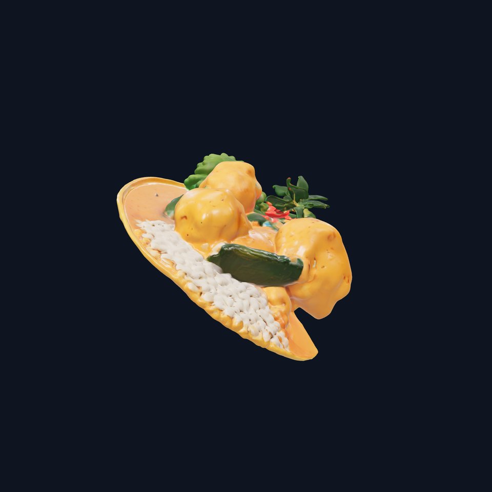 Thai Red Curry Bowl model pack