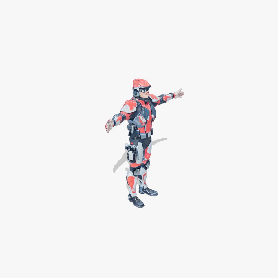 Futuristic Soldier Armor model pack