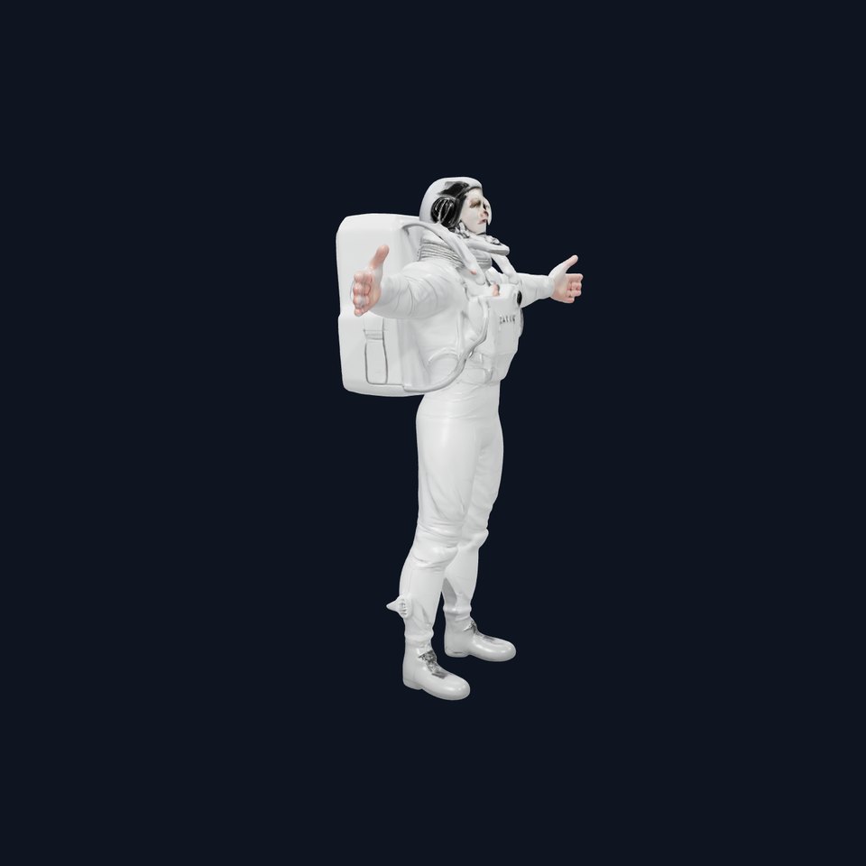White Space Suit model pack