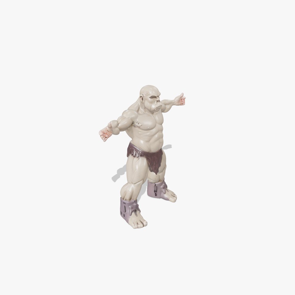 Giant Ogre Warrior model pack