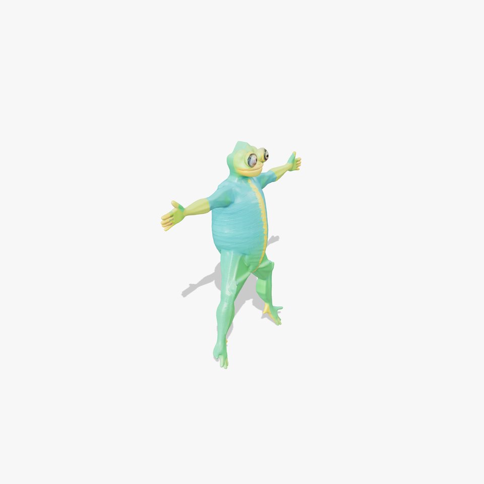 Vibrant Gecko Character model pack