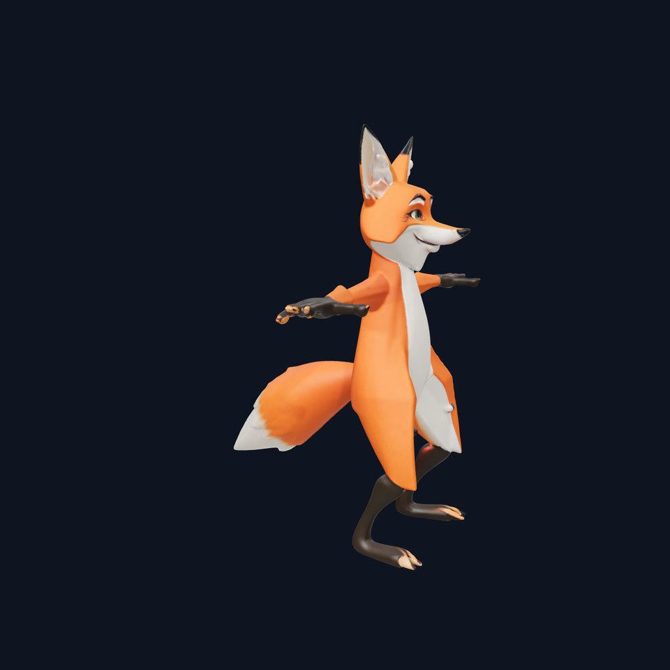 Vivid Fox Character model pack