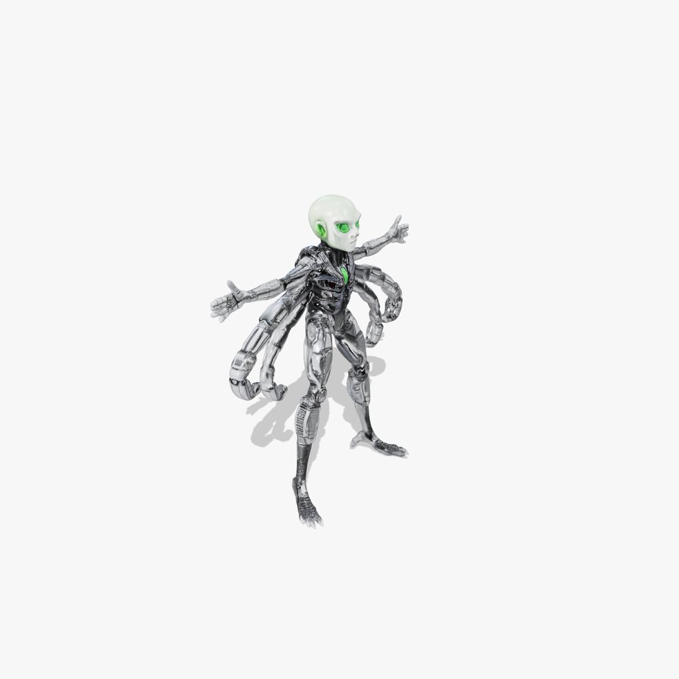 Cyber Alien Warrior model pack