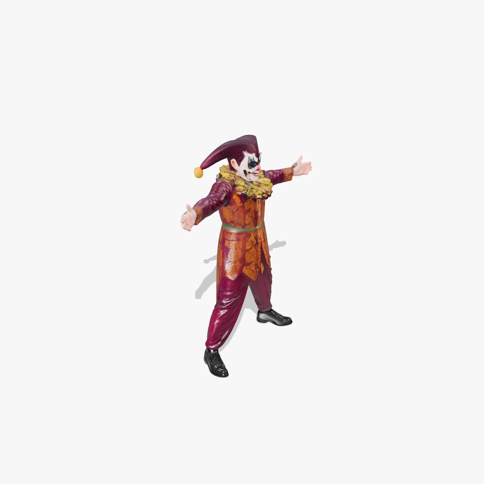 Jester Costume model pack