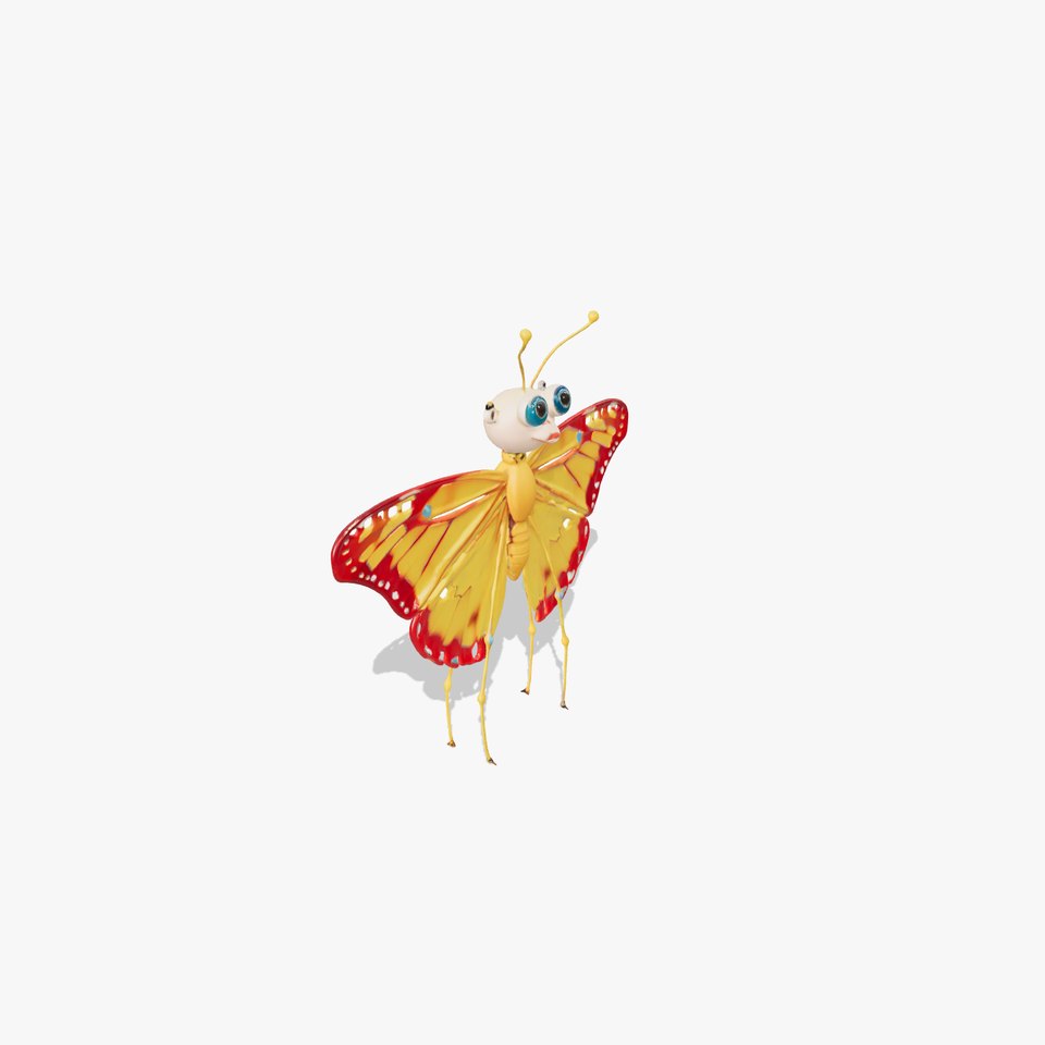 Whimsical Butterfly model pack