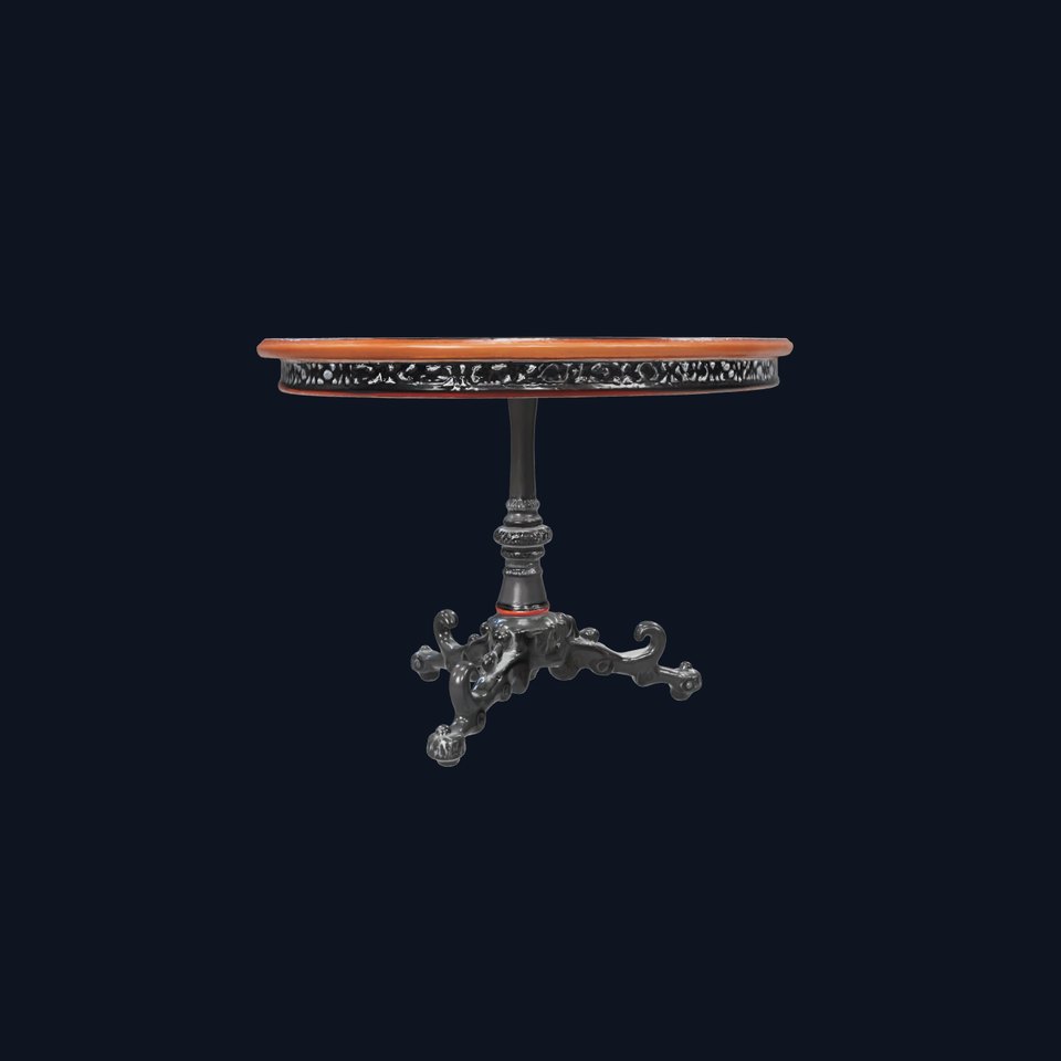 Elegant Victorian Table model pack