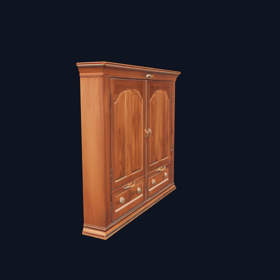Classic Wooden Cabinet model pack