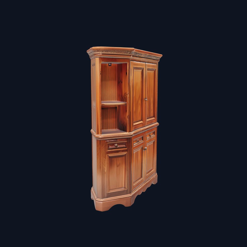 Classic Wooden Cabinet model pack