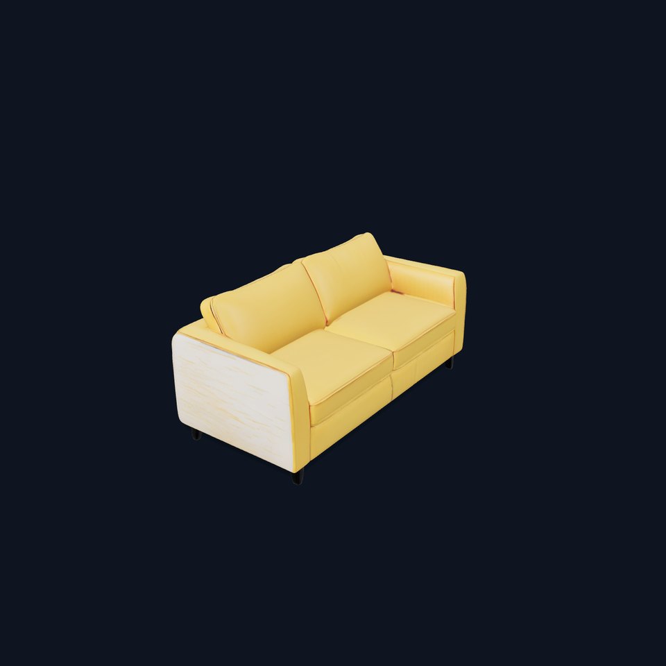Sunny Comfort Sofa model pack