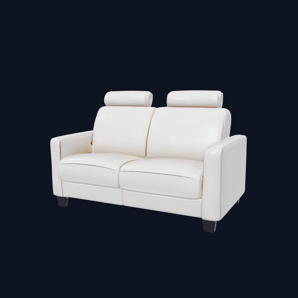 Elegant Cream Sofa model pack