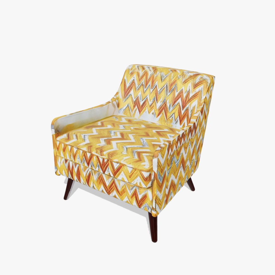 Zigzag Pattern Armchair model pack