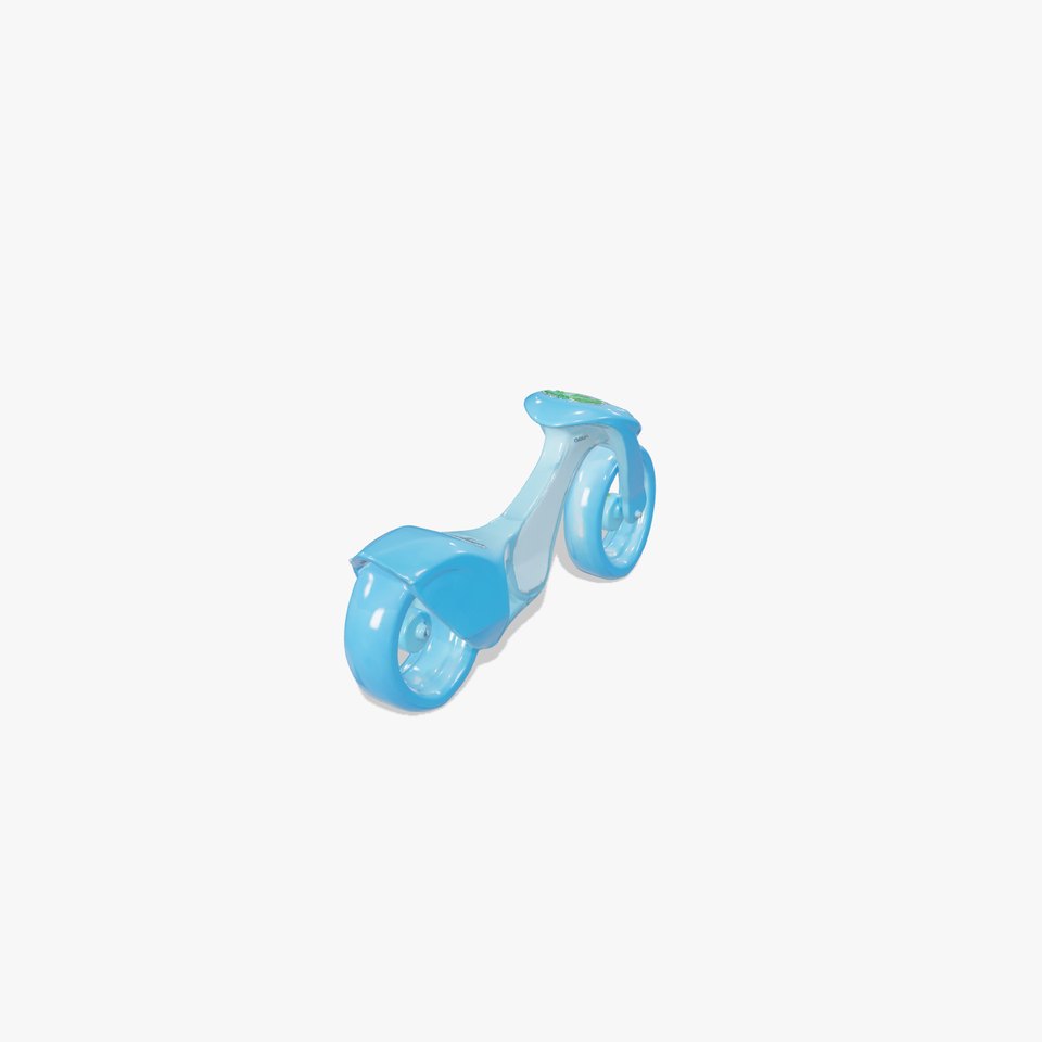 Futuristic Cyan Motorcycle model pack