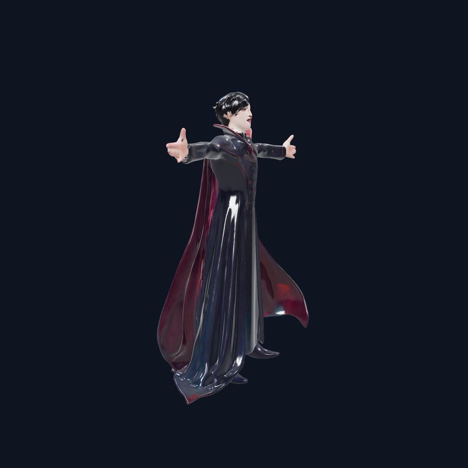 Elegant Vampire Attire model pack