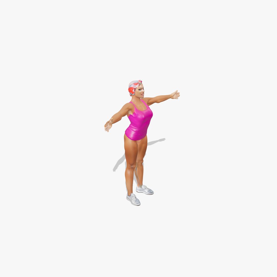 Vibrant Athletic Female model pack