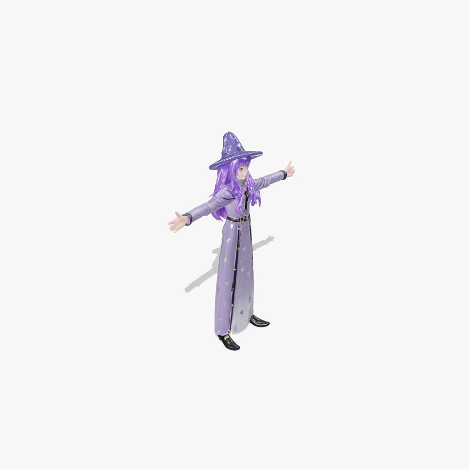 Starry Sorceress Outfit model pack