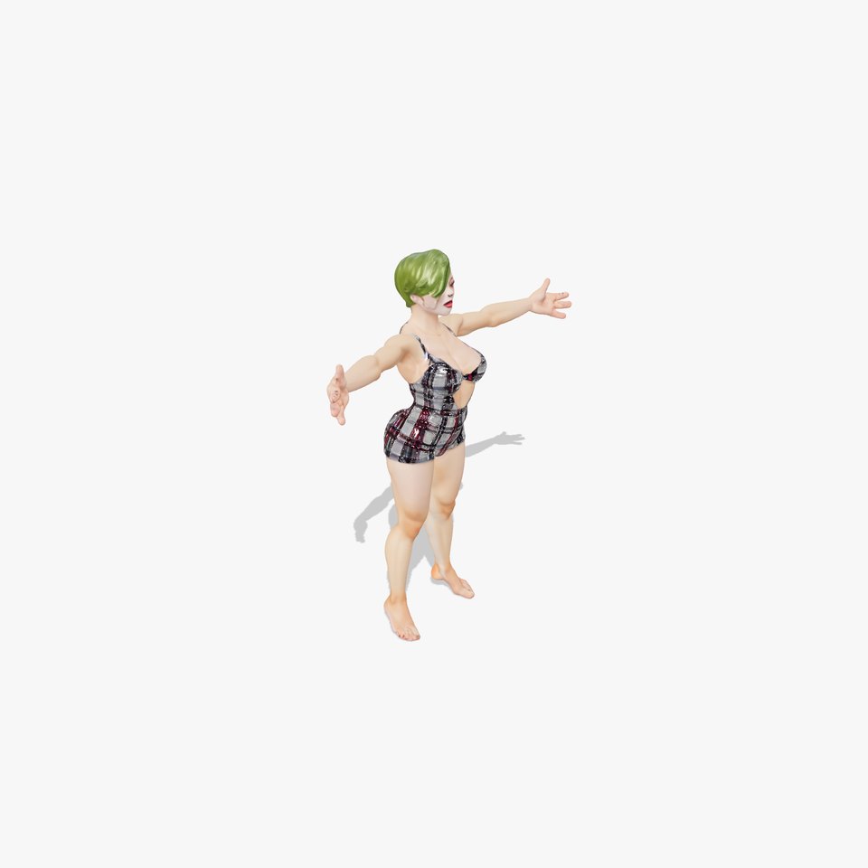 Plaid Swimwear Model Pack