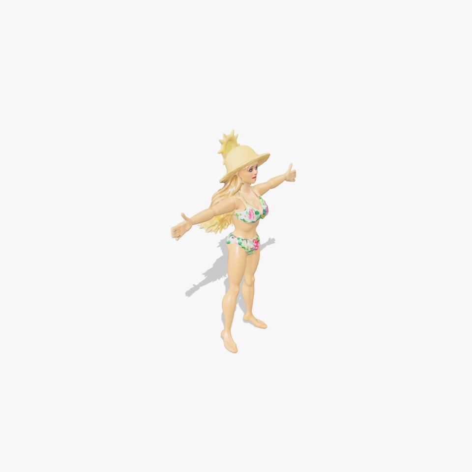 Floral Bikini Mannequin model pack