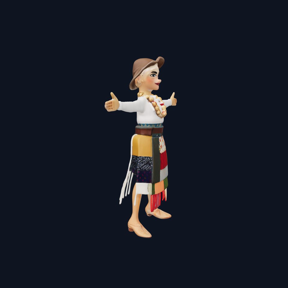 Patchwork Fashion Doll model pack