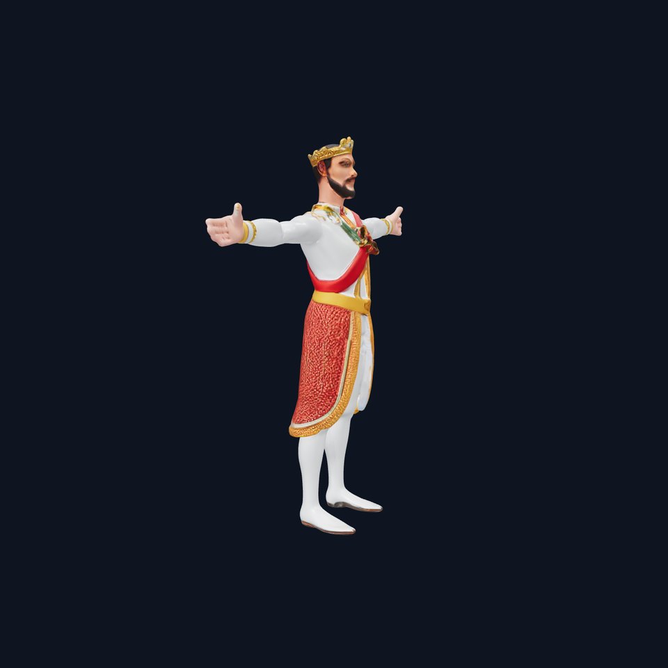 Royal Monarch Attire model pack