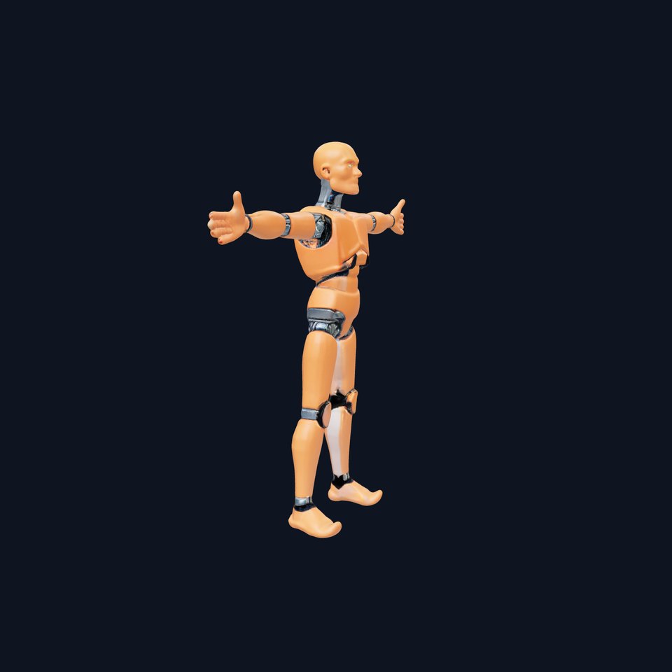 Orange Crash Test Dummy model pack