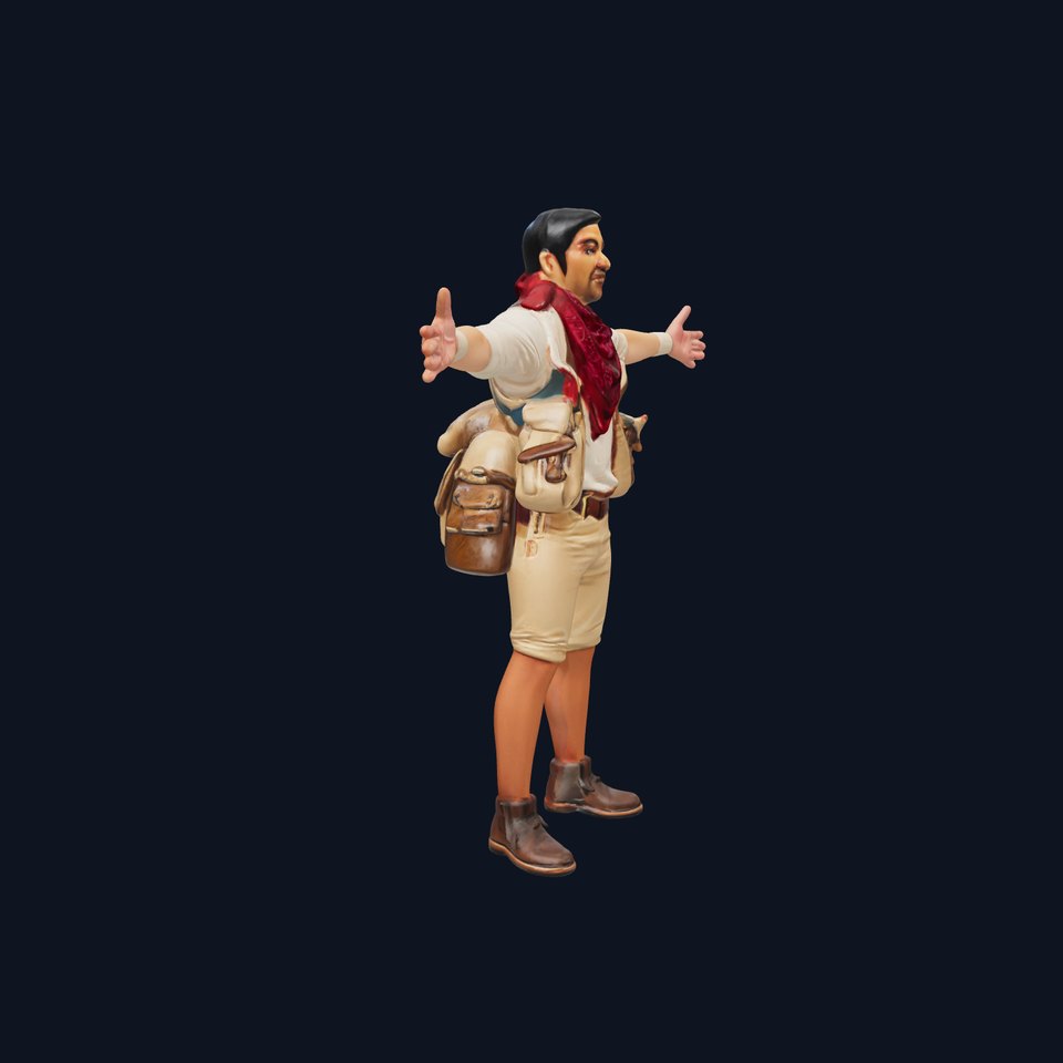 Adventurer Outfit Explorer model pack