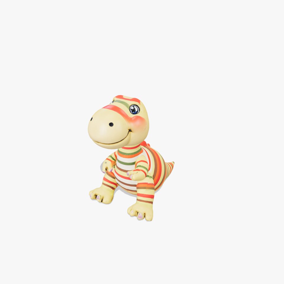 Striped Dinosaur Plush model pack