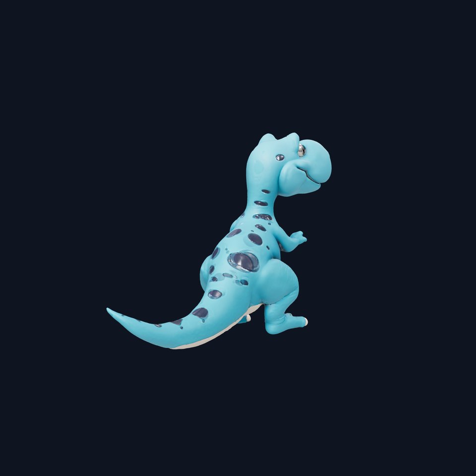 Playful Blue Dino model pack