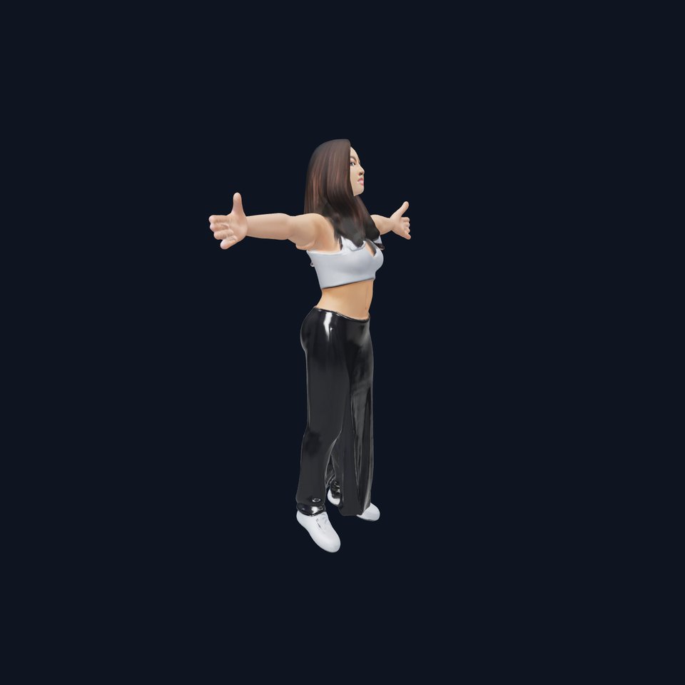 Dynamic Fitness Woman model pack