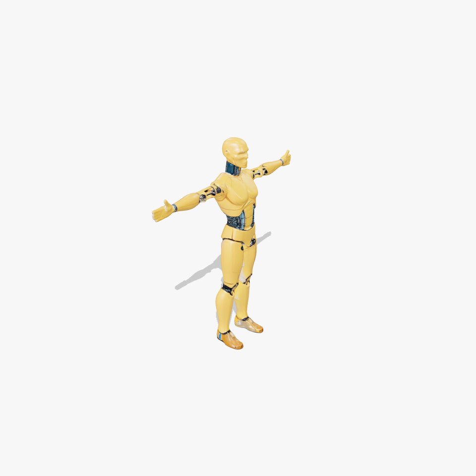 Golden Android model pack