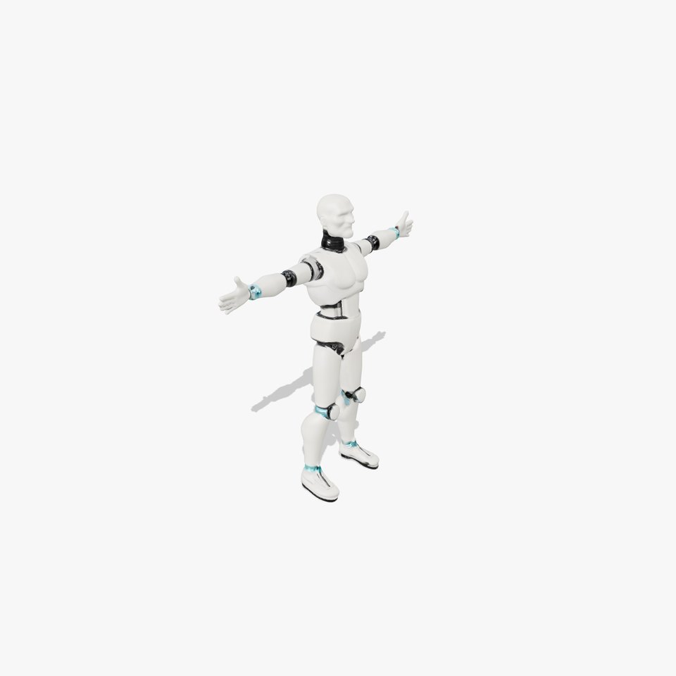 Sleek Android Robot model pack