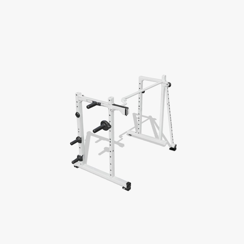 Silver Power Rack model pack